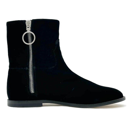 Off-White Black Calfskin Women Ankle Boot - Hilstor