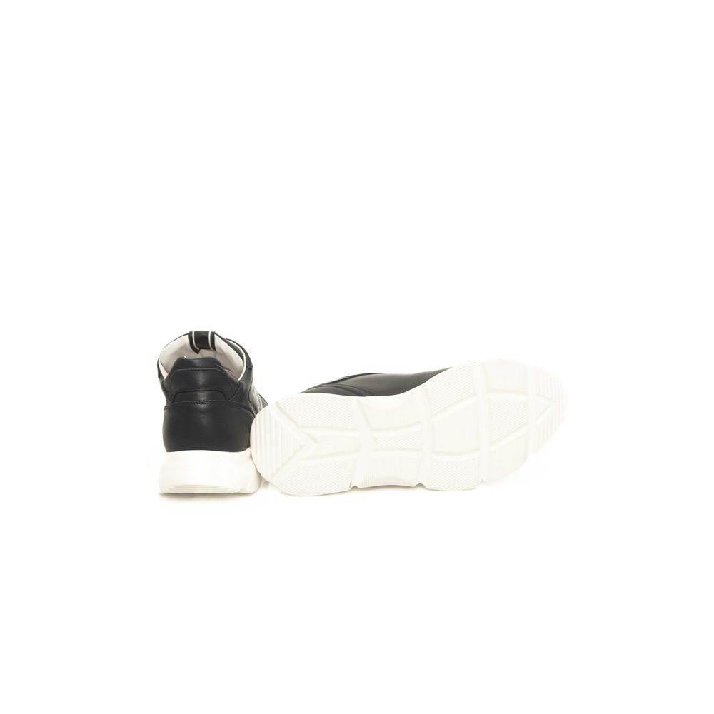 Cerruti 1881 Blue Leather Men Sneaker - Hilstor