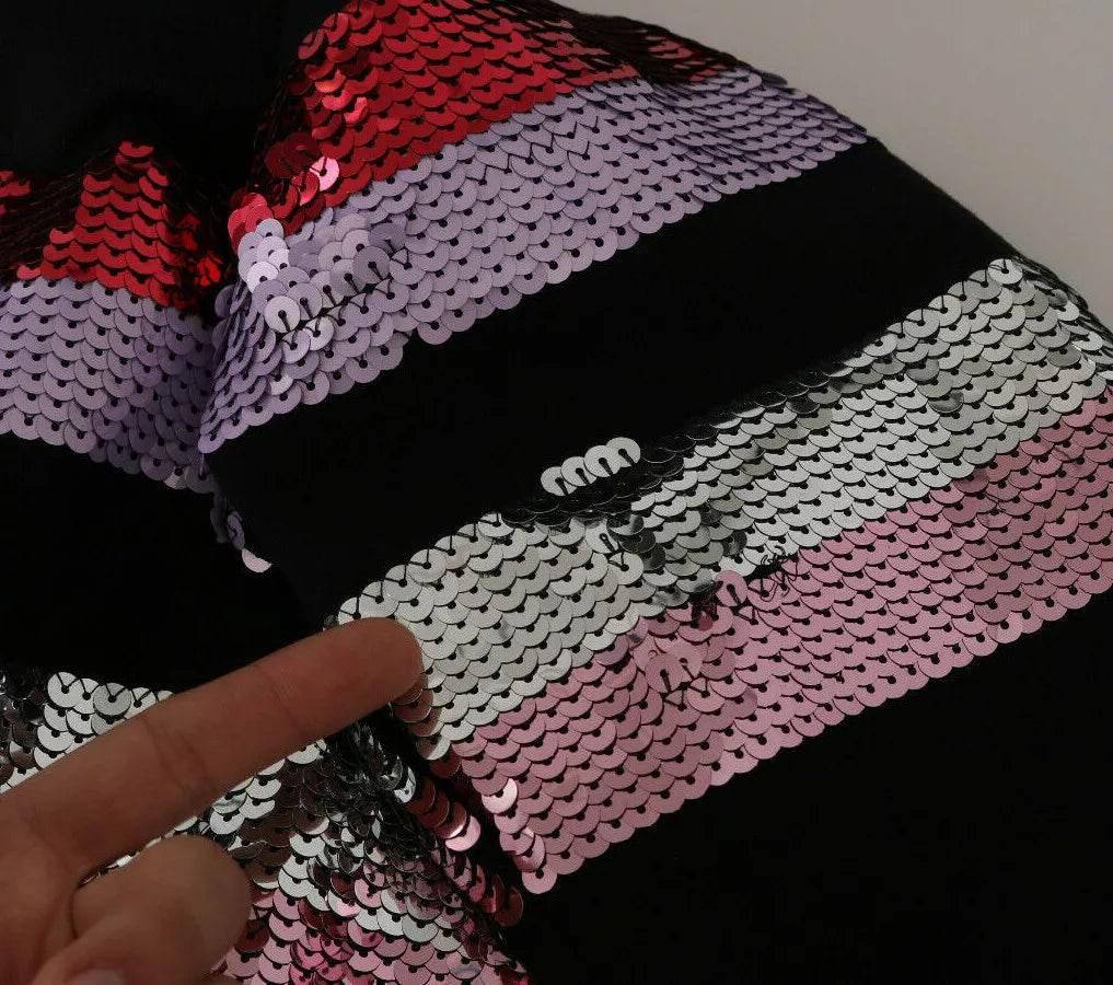 Dolce & Gabbana DG Sequined Hooded Pullover Sweater - Hilstor