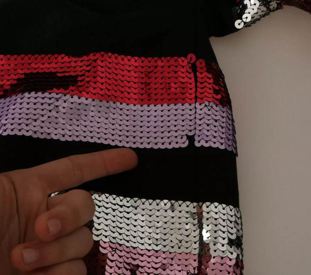 Dolce & Gabbana DG Sequined Hooded Pullover Sweater - Hilstor