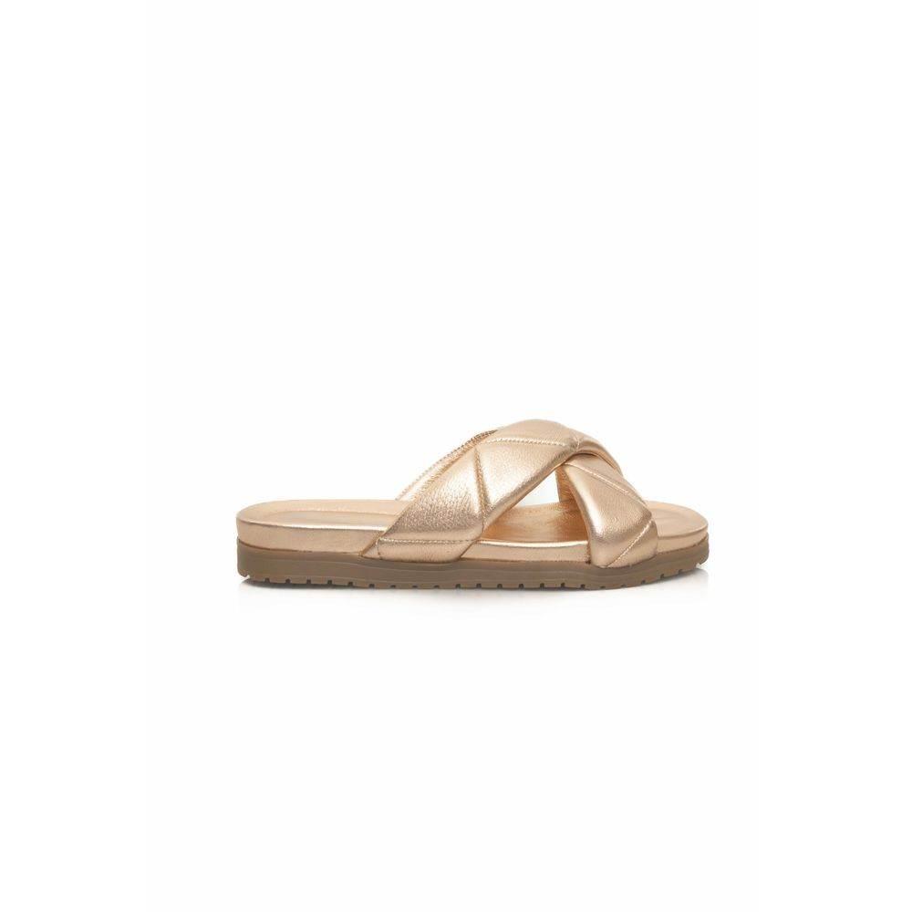 Cerruti 1881 Beige Lambskin Women Sandal - Hilstor