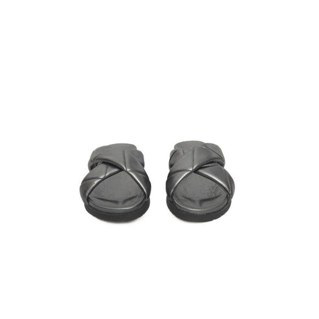 Cerruti 1881 Gray Sheepskin Women Sandal - Hilstor