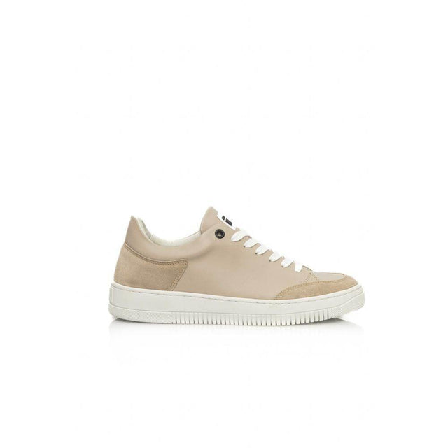 Cerruti 1881 Beige Cowhide Women Sneaker - Hilstor