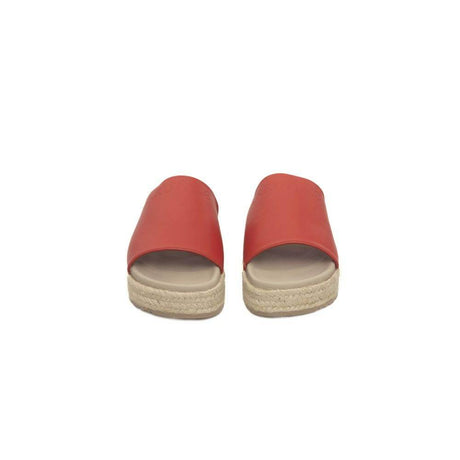 Cerruti 1881 Red Calfskin Women Sandal - Hilstor