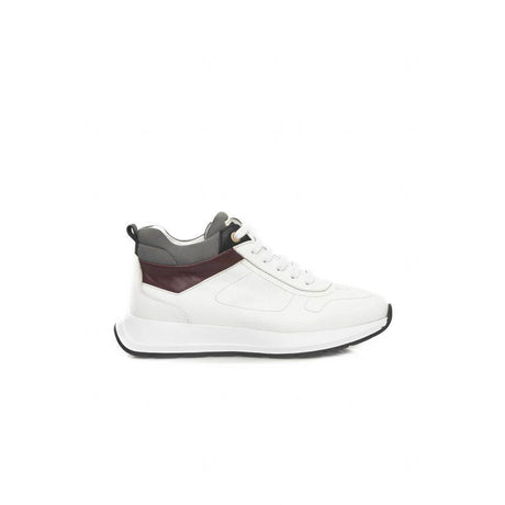 Cerruti 1881 White Leather Women Sneaker - Hilstor