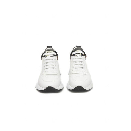 Cerruti 1881 White Leather Women Sneaker - Hilstor