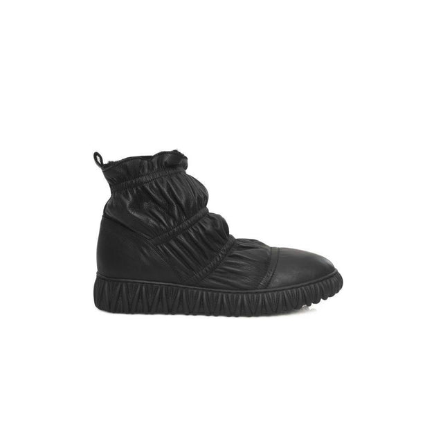 Cerruti 1881 Black Leather Women Boot - Hilstor