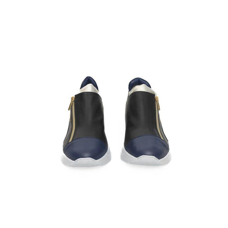 Cerruti 1881 Black Goatskin Women Sneaker - Hilstor