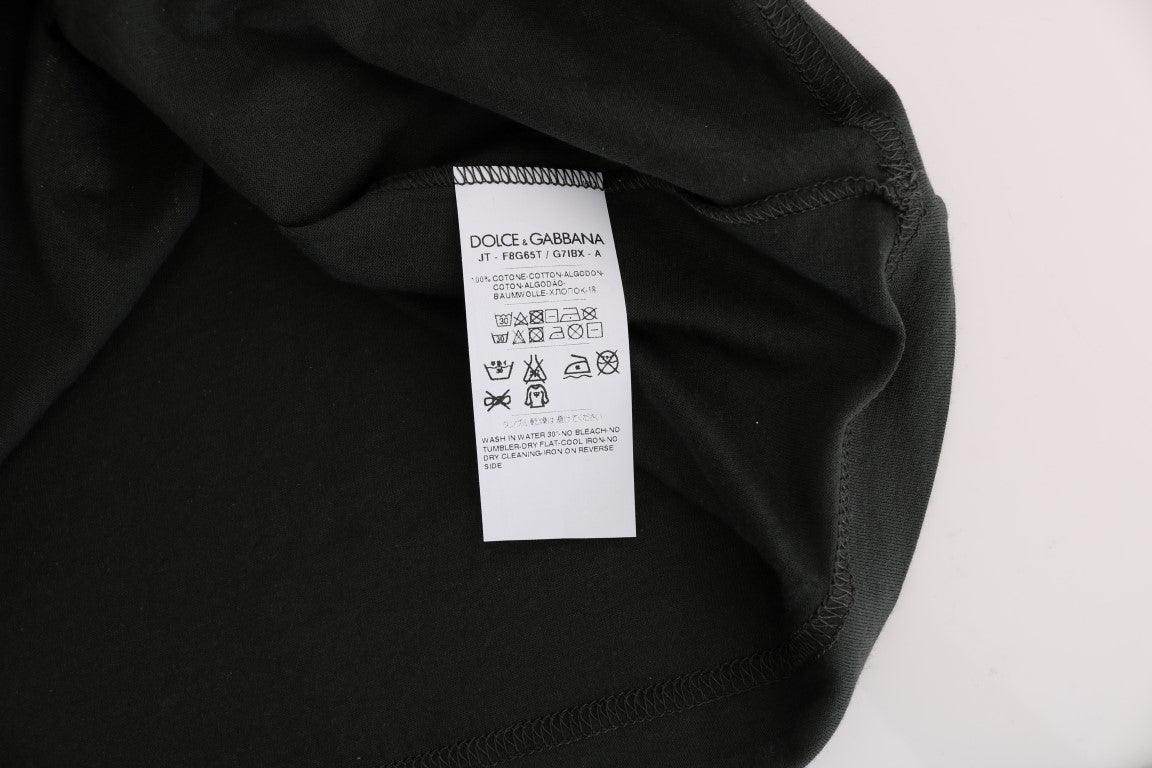 Dolce & Gabbana Green Cotton 2017 Motive T-Shirt - Hilstor