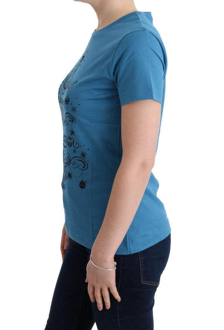 Dolce & Gabbana Blue Cotton 2017 Motive T-Shirt - Hilstor