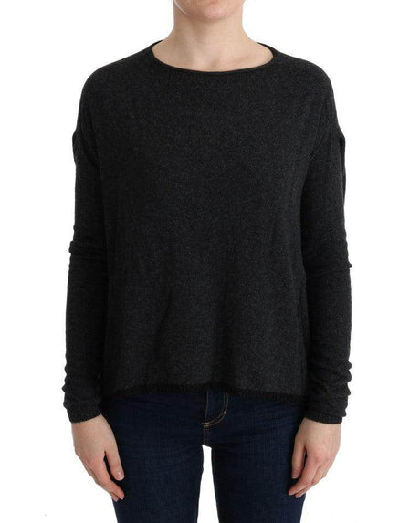 Costume National Gray Viscose Knitted Sweater - Hilstor