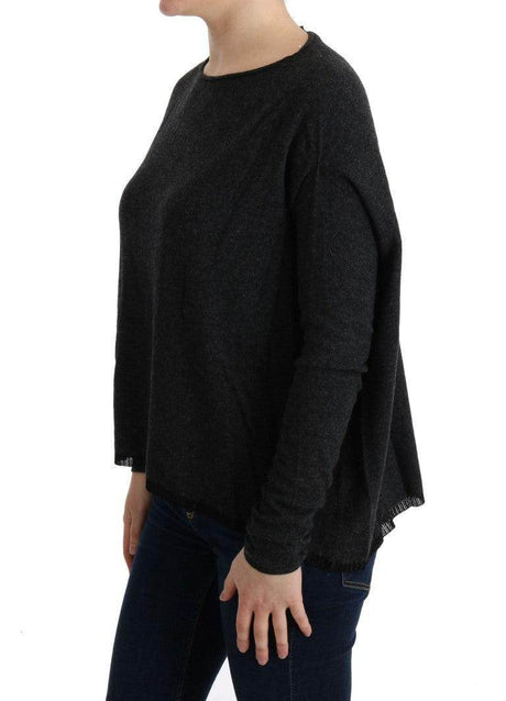 Costume National Gray Viscose Knitted Sweater - Hilstor