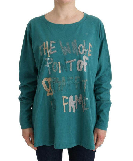 John Galliano Green Cotton Oversized Sweater - Hilstor