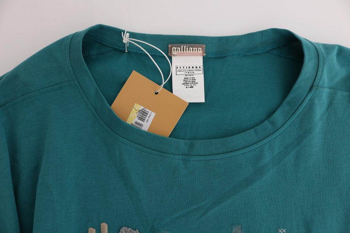 John Galliano Green Cotton Oversized Sweater - Hilstor