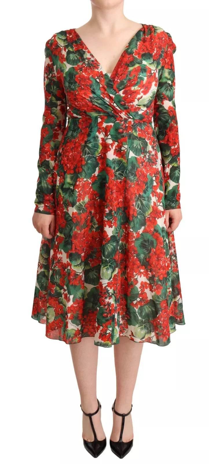 Dolce & Gabbana Multicolor Portofino-Print Shift Dress - Hilstor
