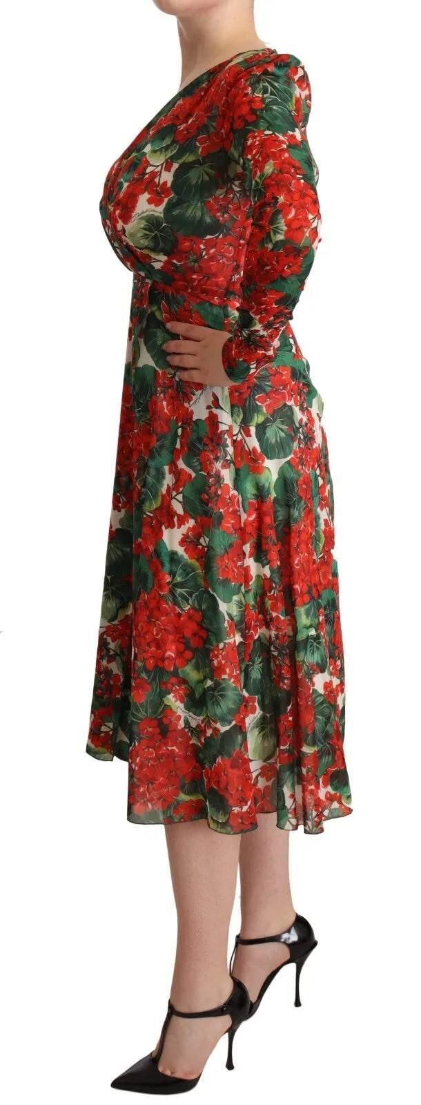 Dolce & Gabbana Multicolor Portofino-Print Shift Dress - Hilstor