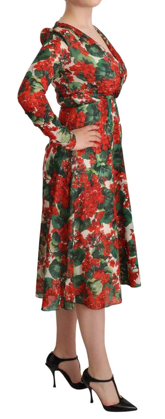 Dolce & Gabbana Multicolor Portofino-Print Shift Dress - Hilstor