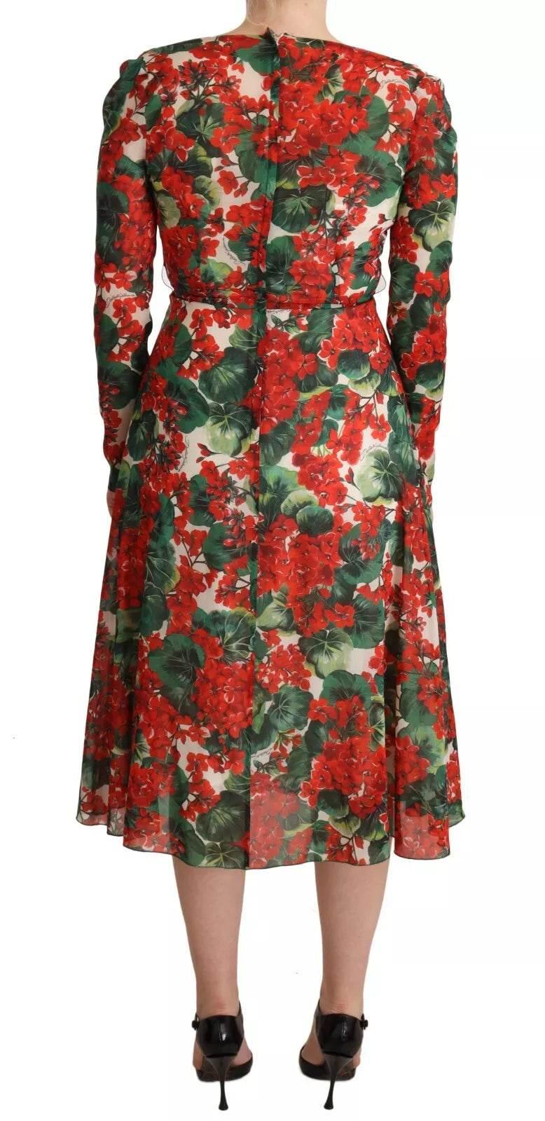 Dolce & Gabbana Multicolor Portofino-Print Shift Dress - Hilstor