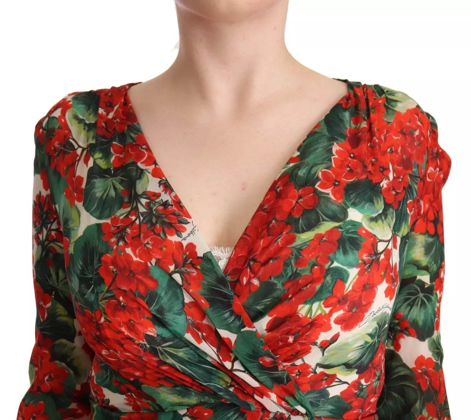 Dolce & Gabbana Multicolor Portofino-Print Shift Dress - Hilstor