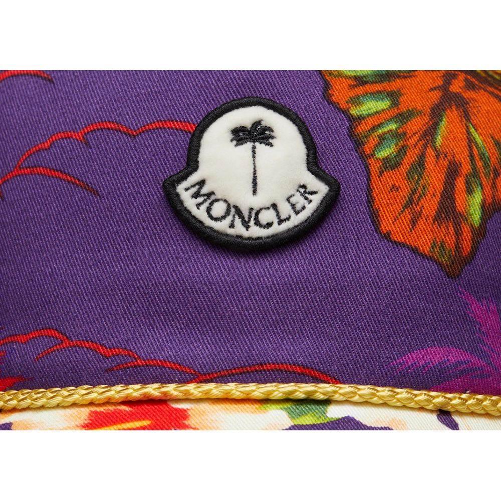 Moncler x Palm Angels Purple Cotton Hats & Cap - Hilstor