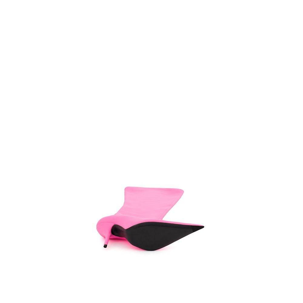 Balenciaga Elegant Pink Polyester Ankle Boots - Hilstor