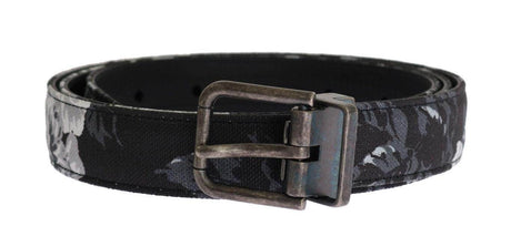 Dolce & Gabbana Elegant Floral Patterned Men's Luxury Belt - Hilstor