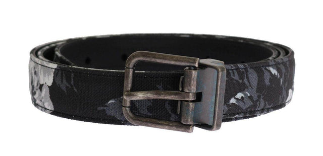 Dolce & Gabbana Elegant Floral Patterned Men's Luxury Belt - Hilstor