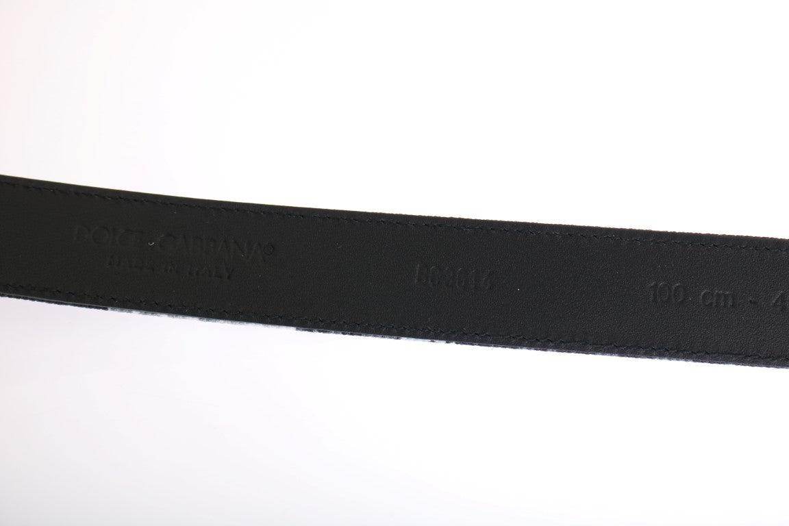 Dolce & Gabbana Elegant Floral Patterned Men's Luxury Belt - Hilstor