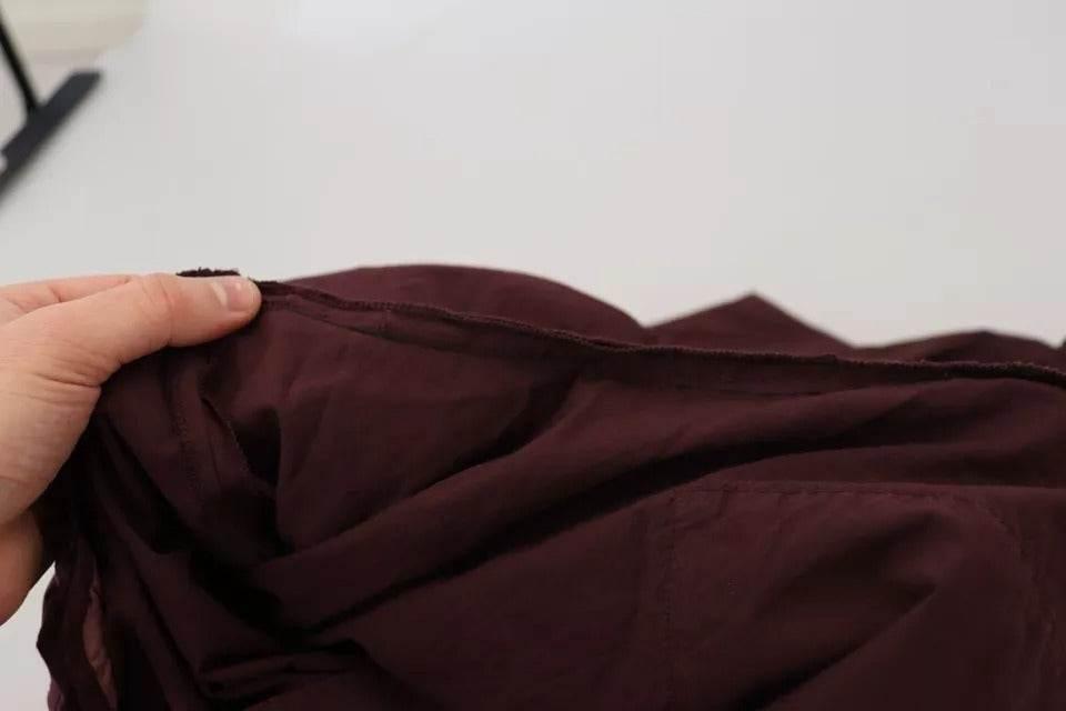 Dolce & Gabbana Bordeaux Cargo Jogger Trouser Cotton Pants - Hilstor