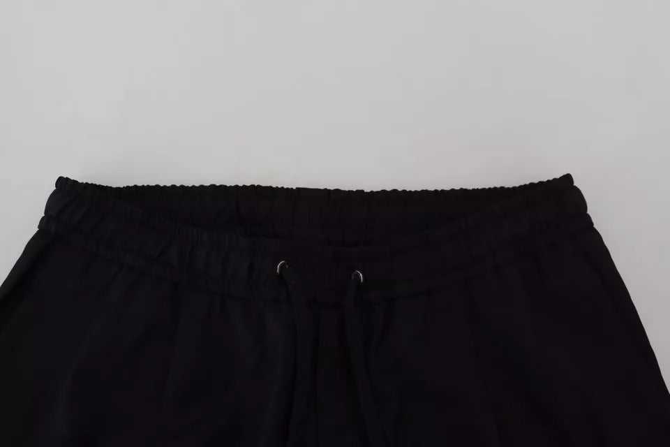 Dolce &amp; Gabbana sorte jogger jogging uldbukser