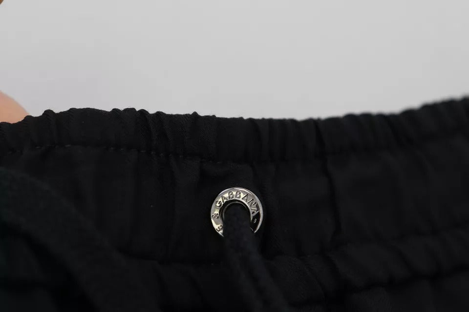 Dolce &amp; Gabbana sorte jogger jogging uldbukser