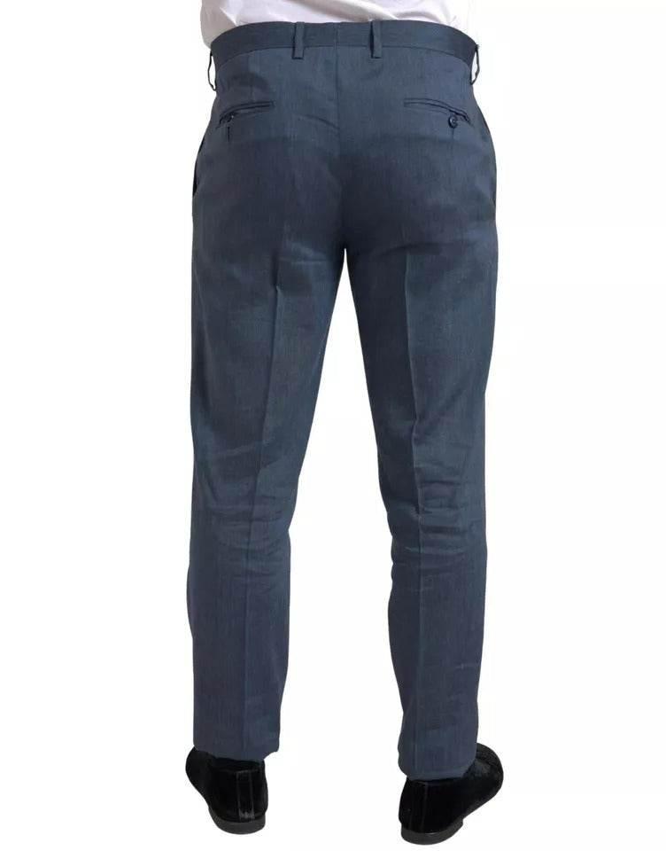 Dolce & Gabbana Blue 2 Piece Single Breasted NAPOLI Suit - Hilstor