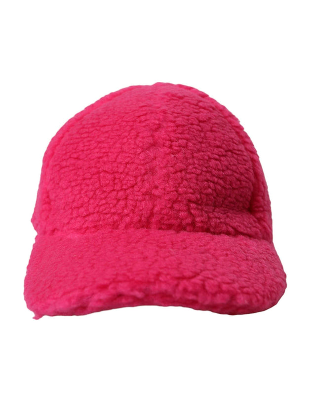 Dolce & Gabbana Pink Fleece Plush Baseball Hat Men - Hilstor