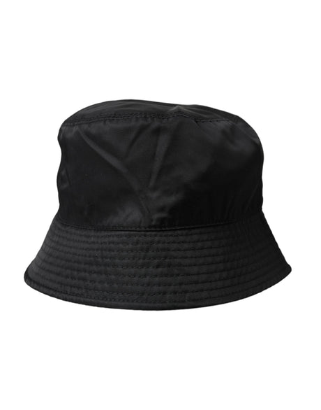 Dolce & Gabbana Black Wide Brim Cap Bucket Hat Men - Hilstor