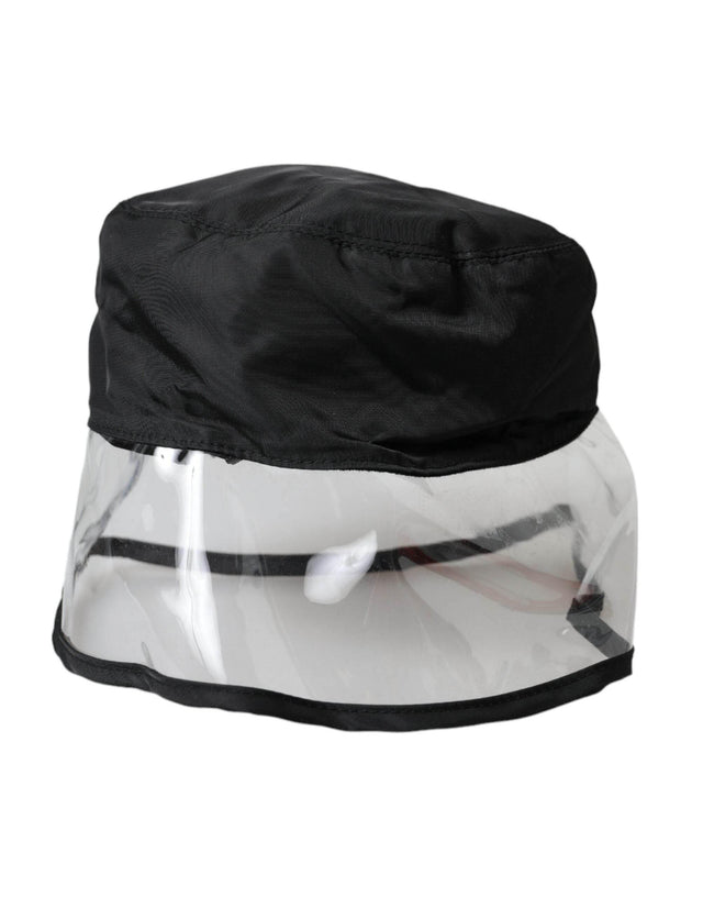 Dolce & Gabbana Black Polyester Plastic Bucket Hat Men - Hilstor