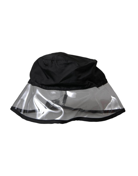 Dolce & Gabbana Black Polyester Plastic Bucket Hat Men - Hilstor