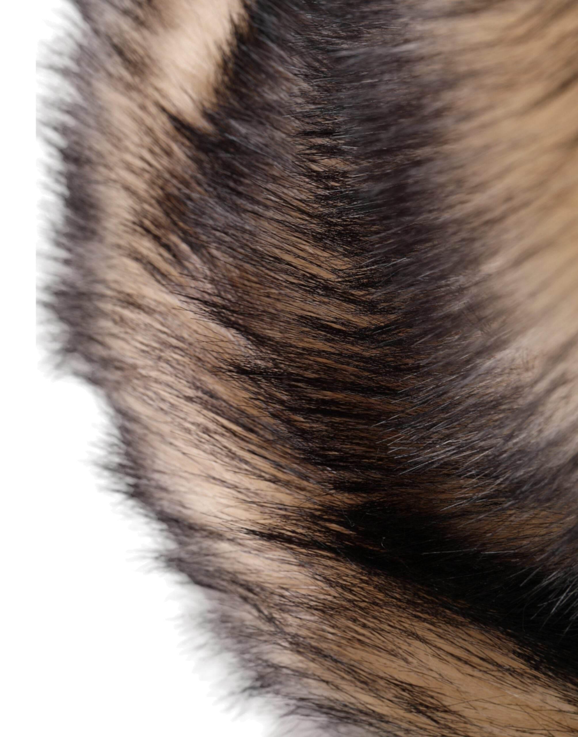 Dolce & Gabbana Brown Faux Fur Modacrylic Fedora Hat - Hilstor