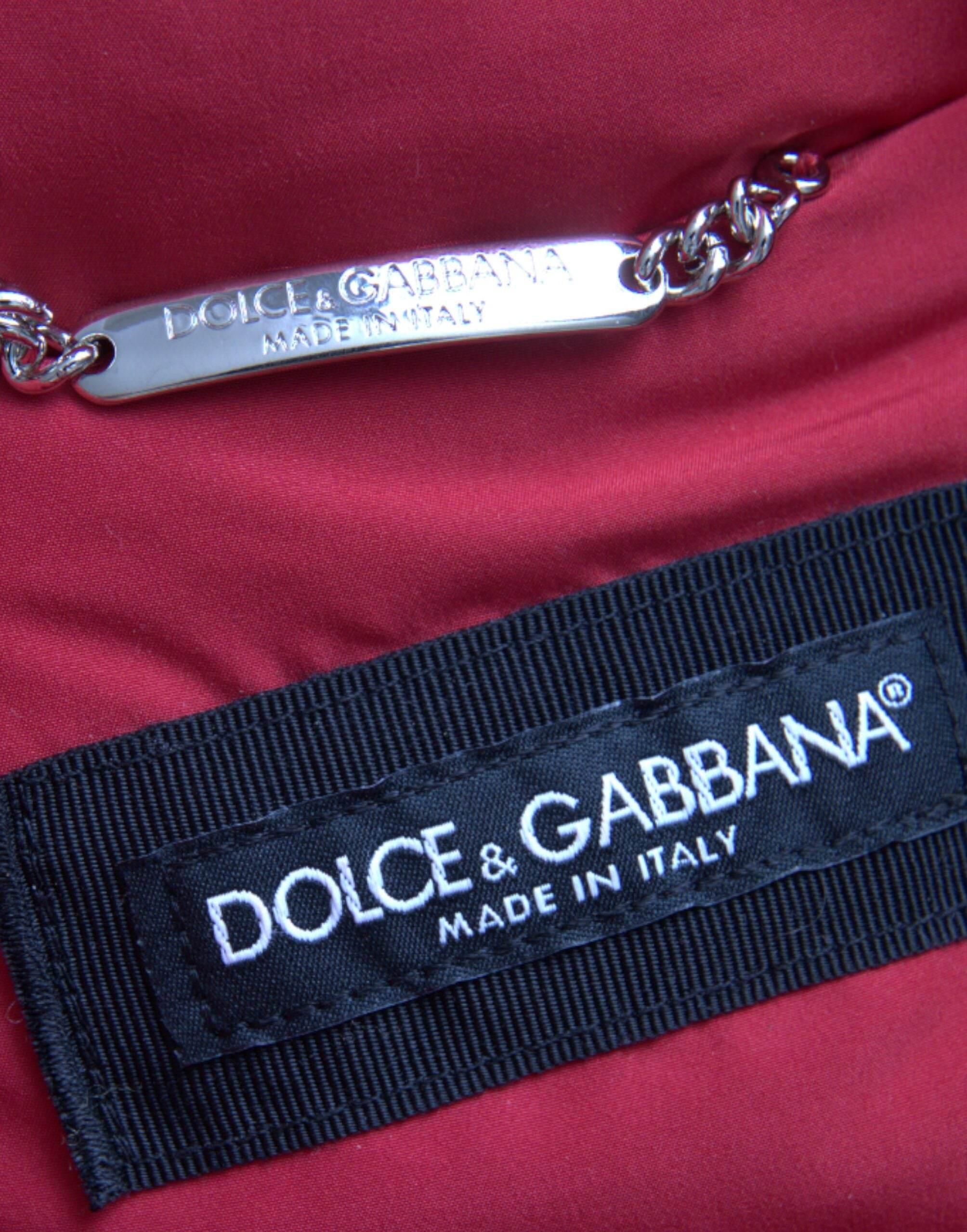 Dolce & Gabbana Multicolor Quilted Hooded Puffer Jacket - Hilstor