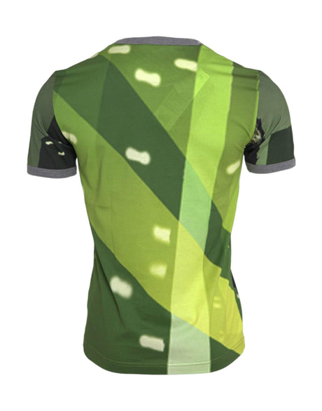 Dolce & Gabbana Green Gorilla Cotton Short Sleeves T-shirt - Hilstor