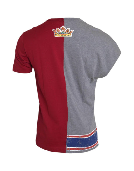Dolce & Gabbana Multicolor Graphic Short Sleeve T-shirt - Hilstor