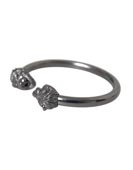 Nialaya Black Rhodium Lion Bangle Armbånd Damer