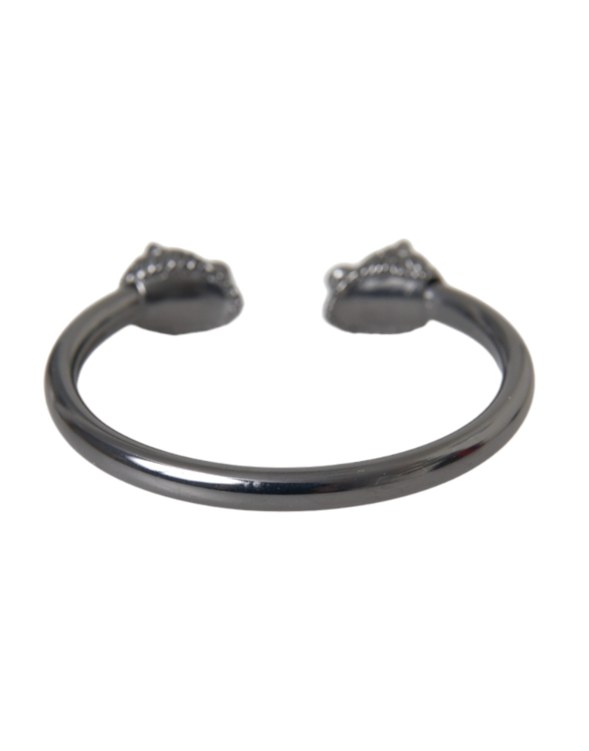 Nialaya Black Rhodium Lion Bangle Armbånd Damer