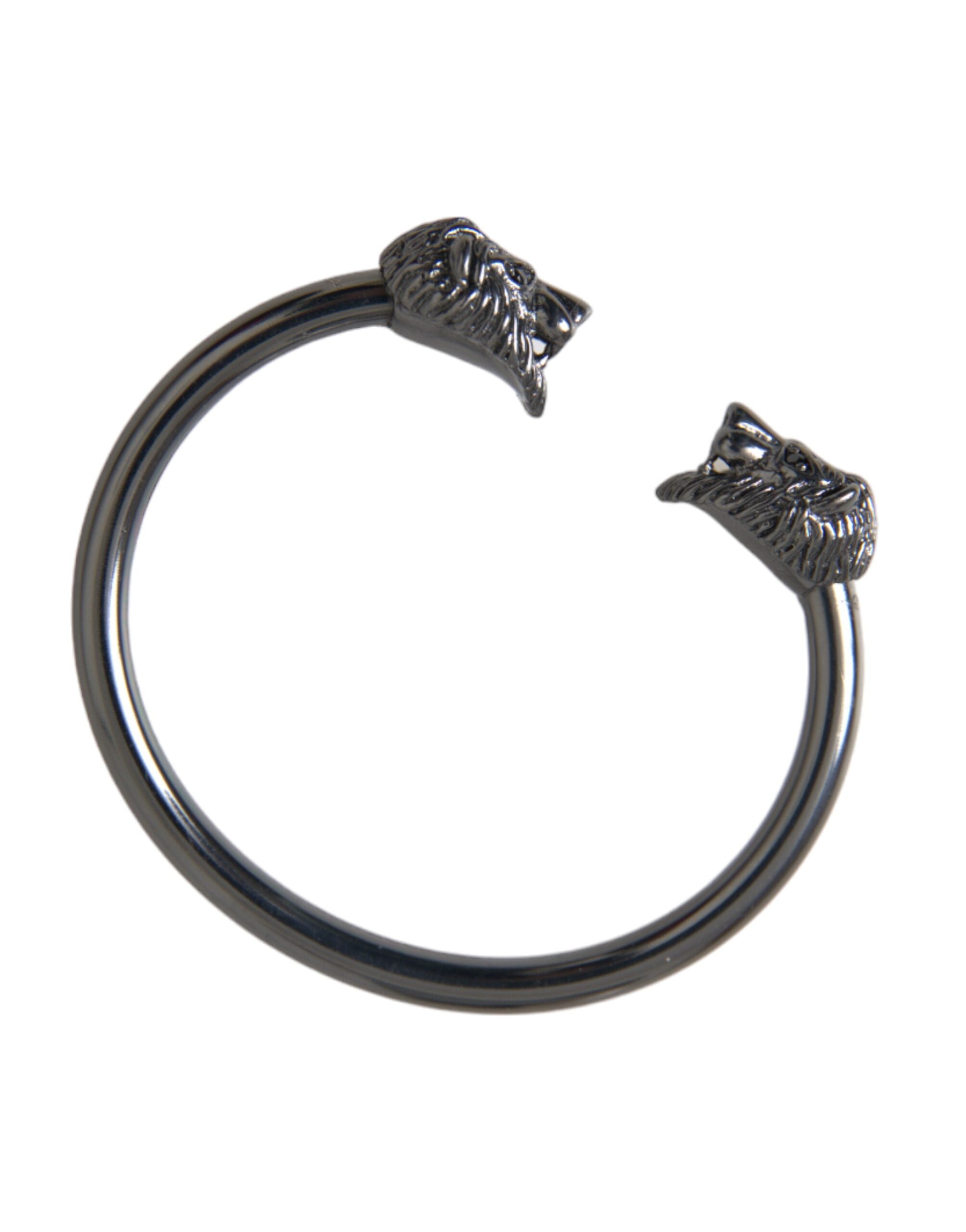 Nialaya Black Rhodium Lion Bangle Armbånd Damer
