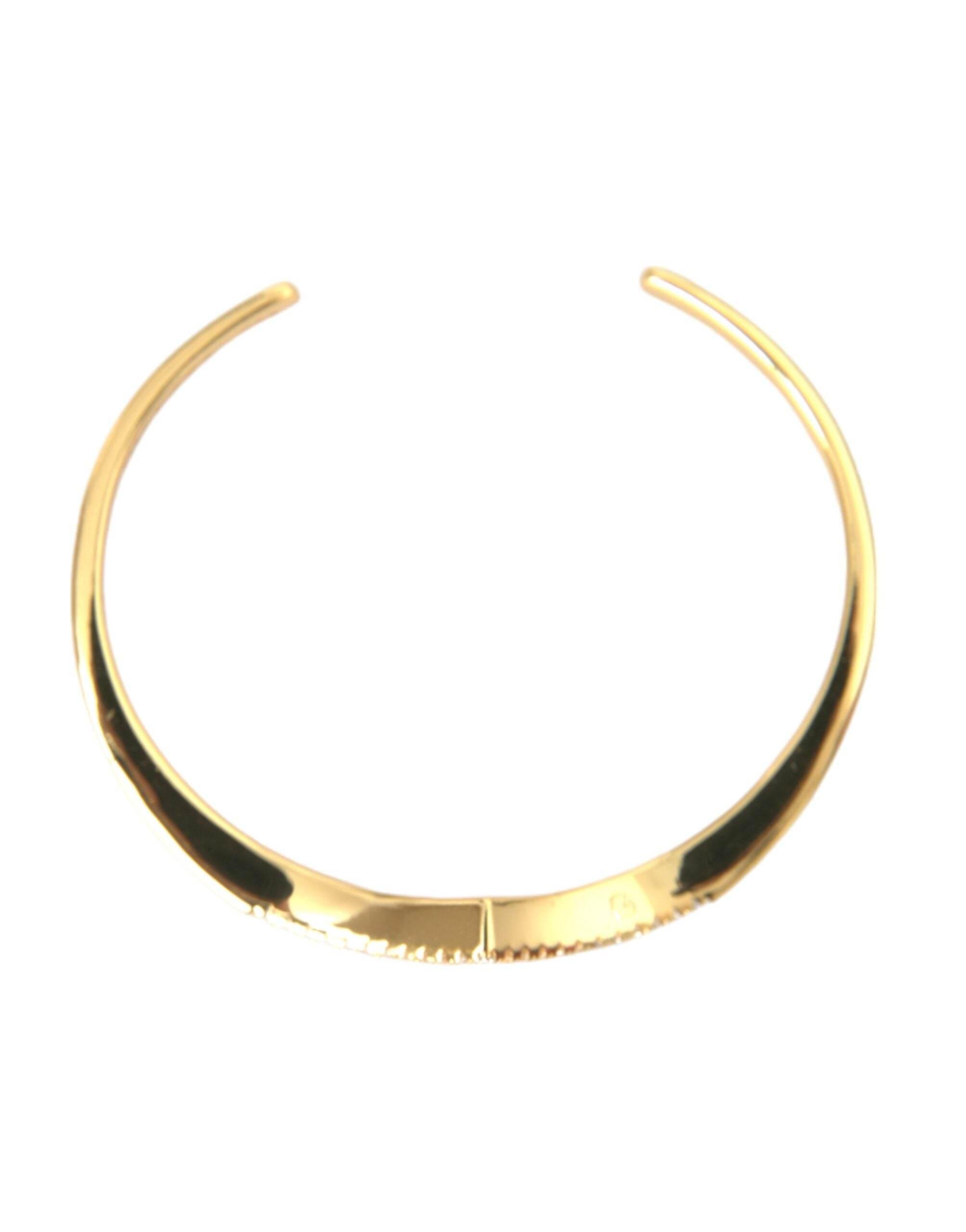 Nialaya Arched Wing Cuff Skyfall Gold CZ 925 Bracelet - Hilstor