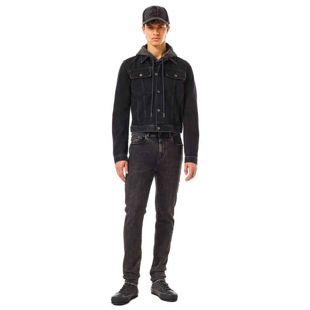 Diesel Black Cotton Jeans & Pant - Hilstor
