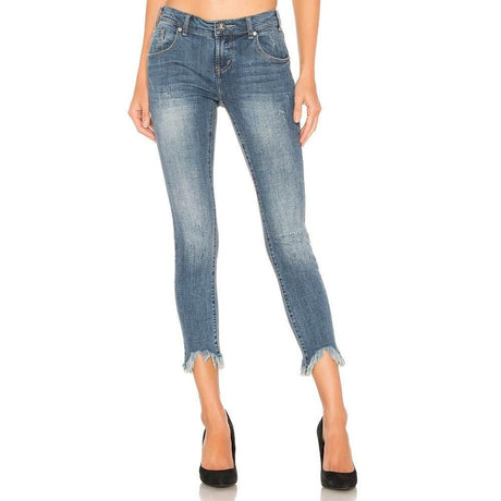 One Teaspoon Blue Cotton Jeans & Pant - Hilstor