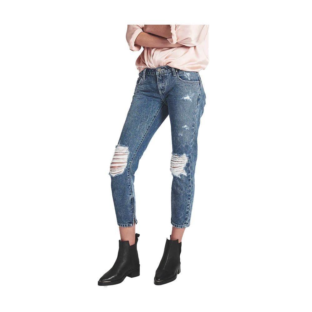 One Teaspoon Blue Cotton Jeans & Pant - Hilstor