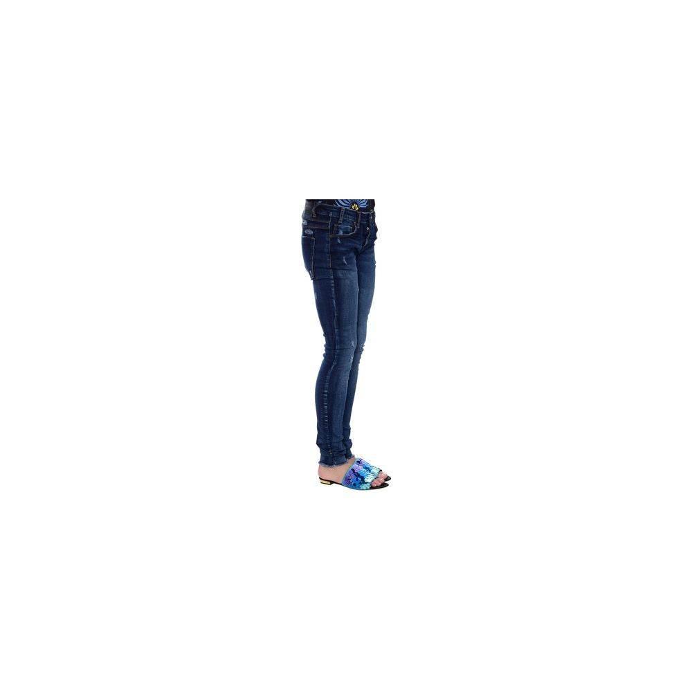 One Teaspoon Blue Cotton Jeans & Pant - Hilstor