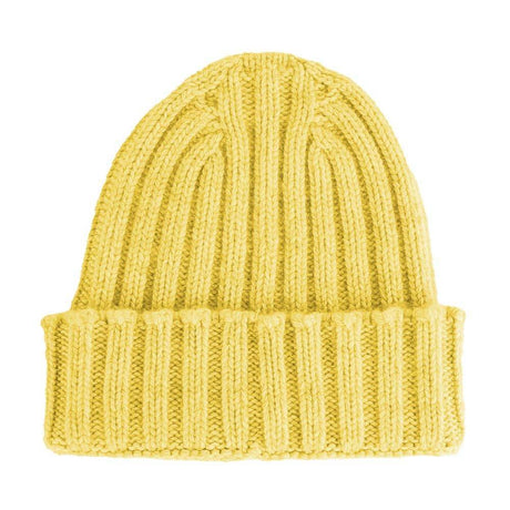 Made in Italy Yellow Cashmere Hats & Cap - Hilstor