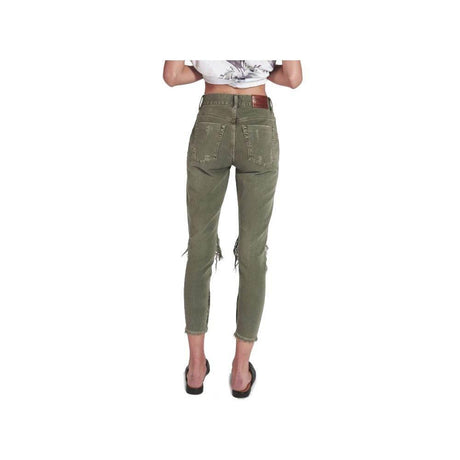 One Teaspoon Green Cotton Jeans & Pant - Hilstor